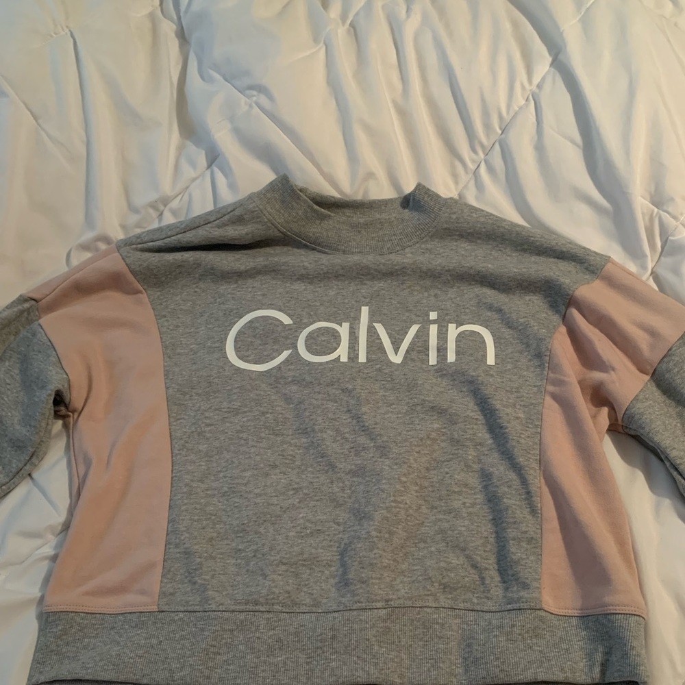 xl long sleeve calvin klein top